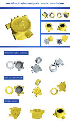Partes de fundición a presión de aluminio personalizadas para automoción e industria diseñadas en software UG o Pro/E
