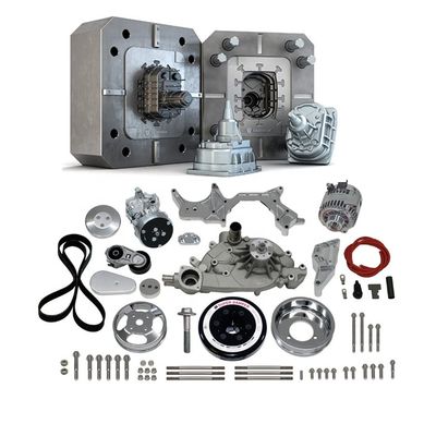 Modo de moldeado de productos de vehículos moldeado a medida de aluminio profesional moldeado a presión con 30 años de experiencia