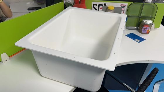 Gran tanque de agua con forma de vacío hecho de material de policarbonato con logotipo personalizado aceptable