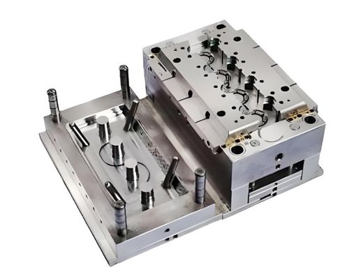Molde de inyección de plástico y herramienta de moldeo por inyección con material de molde P20 718 738 NAK80 S136 para vida útil del molde de 250000-300000 disparos y tratamiento de superficie pulida