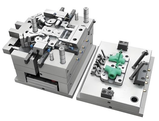 Molde de inyección de plástico con material de molde P20/718/738/NAK80/S136 y tratamiento de superficie pulido para una vida útil del molde de 250000-300000 disparos Molde de inyección