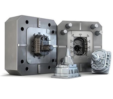 Molde de productos de plástico para automóviles fabricado con P20/718/738/NAK80/S136 para la máquina de moldeo por inyección de aluminio pulido