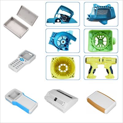 Varias gamas de piezas de plástico personalizadas piezas moldeadas por inyección con material de molde NAK80 y durabilidad superior