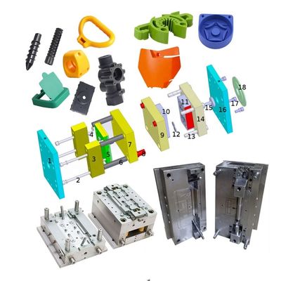 Producto de piezas de inyección de plástico de moldeo por inyección de plástico Zinc fundido a presión con material de molde P20/718/738/NAK80/S136