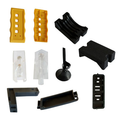 Piezas de moldeo por inyección de plástico personalizadas con materiales ABS/PA66/PP/PC/PMMA/PSU/PCTG/TPE/TPU/PBT y tamaño del cliente aceptado