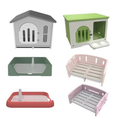 Material principal Gran lucerna de hierro de plástico para mascotas Casa de perros para perros grandes Color personalizado Perrera de lujo interior/exterior