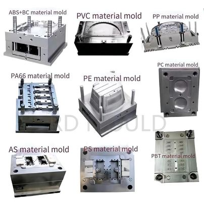 Productos de plástico producidos por molde personalizado Fabricación de moldes de plástico para acero y ABS/PP/PS/PE/PVC/PA6/PA66
