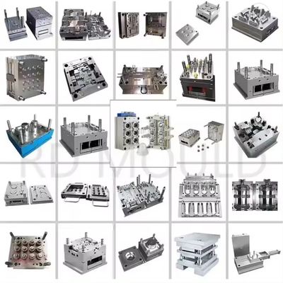 Tamaño personalizado de aluminio pieza de fundición a presión de molde de fabricación por molde de inyección de plástico con servicio de moldeo