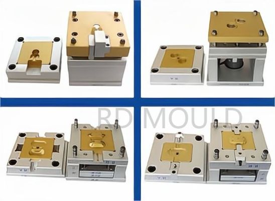Molde de inyección de plástico de acero P20 718 Nak80 S316 AISI H13 de tamaño personalizado con vida útil de molde de 300000-500000 disparos
