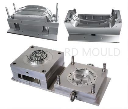Molde de inyección de plástico de acero P20 718 Nak80 S316 AISI H13 de tamaño personalizado con vida útil de molde de 300000-500000 disparos