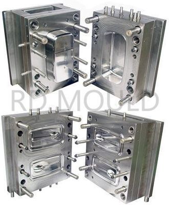 Molde de inyección de plástico de acero P20 718 Nak80 S316 AISI H13 de tamaño personalizado con vida útil de molde de 300000-500000 disparos