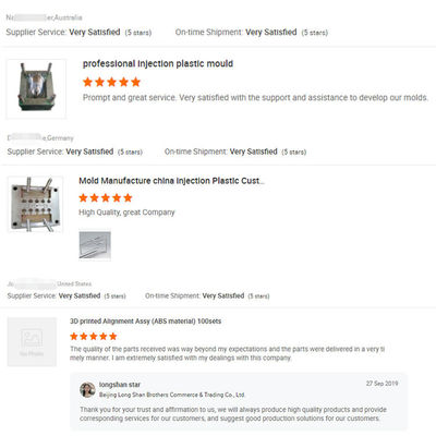 Partidas electrónicas de moldeo por inyección de plástico ABS personalizado