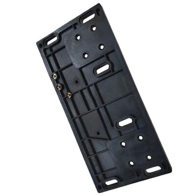 Posición de agujero preciso de la cáscara de plástico negro para el montaje de placas de circuito