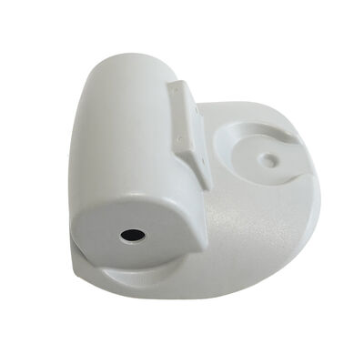 China Factory Manufacturer Custom Injection Molded ABS Plastic Grey Satellite Antenna Parts para uso al aire libre