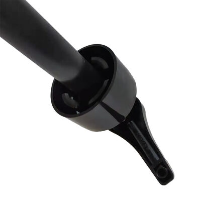 Cabeza de la bomba de loción de plástico con boca larga bomba de dispensador negro para champú loción corporal botella cosmética
