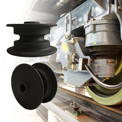 Rueda de freno industrial de hierro fundido de alta resistencia de fábrica directa para el sistema de freno de bogie de locomotora de tren
