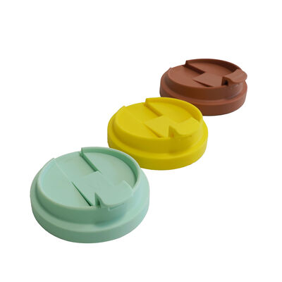 Tapa de plástico de grado alimenticio para taza de inyección, diseño a prueba de fugas para vaso de agua y botella de bebida